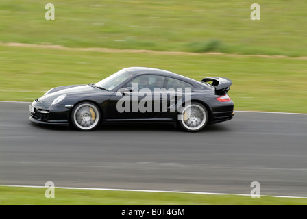 Porsche 911 996 Turbo schnelles Auto track super Tag Trackday Schaltung Straße Auto Geschwindigkeit Deutsch Deutschland Race Track Rennen Rennstrecke hohe s. Stockfoto