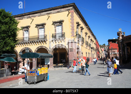 Jardin Principal San Miguel de Allende wichtigsten quadratische Mexiko Stockfoto