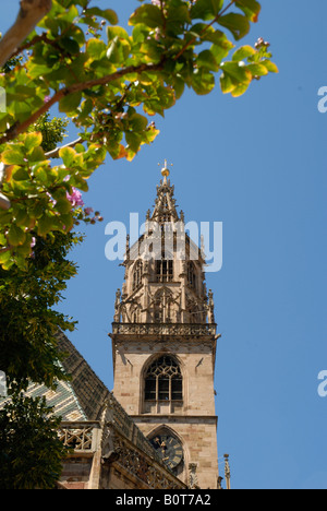 Kathedrale in der stilvollen Stadt Bozen in der italienischen Tirol in Norditalien Stockfoto