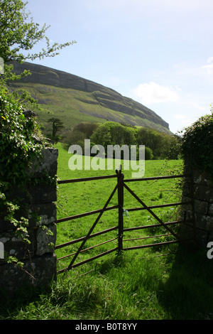 Knocknaree Berg in der Nähe von Strandhill in County Sligo, Irland Stockfoto