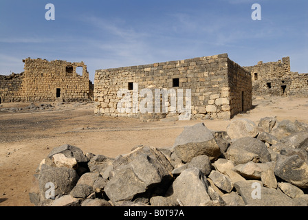 Wüste Burg Qusar Al Azraq Jordan Arabia Stockfoto