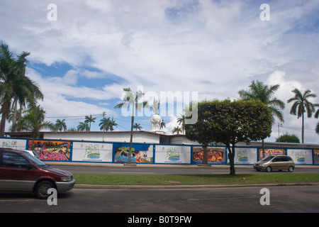 Proyecto Cinta Costera. Coastal Beltway Projekt. Balboa Boulevard, Panama City, Republik von Panama Stockfoto