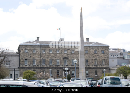 Leinster House in Dublin Irland Stockfoto