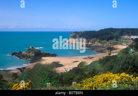 Portelet Bay, Insel Jersey Stockfoto