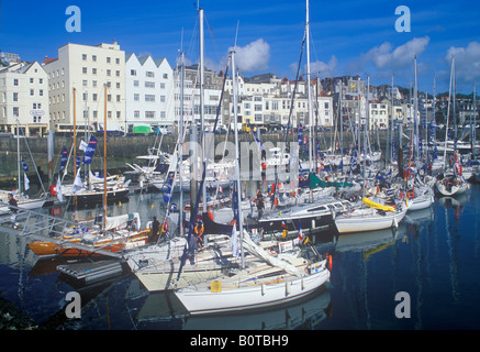 Albert Marina, St. Peter Port, Guernsey Island Stockfoto
