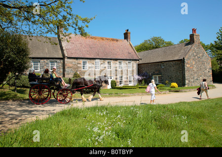 Immobilien, Insel Sark Stockfoto