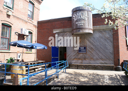 Samuel Adams Brauerei, Tour-Eingang Stockfoto