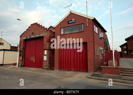 Hoylake Life Boat Station befindet sich in Hoylake auf Wirral Penninsula Stockfoto