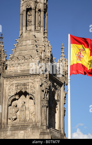 Denkmal für Columbus, Colon Square, Madrid, Spanien Stockfoto