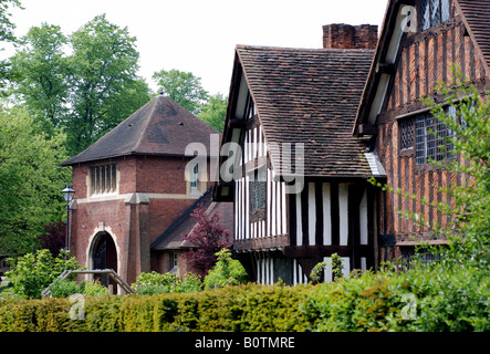 Bournville Zentrum und Selly Manor, Bournville, West Midlands, England, UK Stockfoto