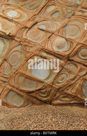 Fels-Formationen, Widemouth Bay, Bude, North Cornwall, England, UK. Stockfoto