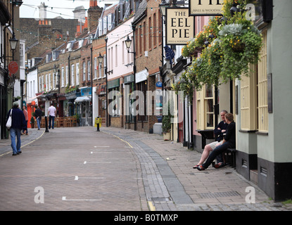 Die EEL PIE-Kneipe, in der Church Street, Twickenham. Stockfoto