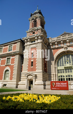 Das Immigration Museum auf Ellis Island, New York Stockfoto