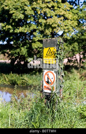 kein Fischen-Warnschild Stockfoto