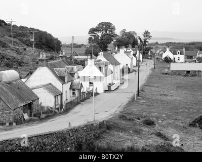 Croft Häuser, Duirinish, Nr Kyle of Lochalsh, Ross-Shire Highlands Schottland Stockfoto