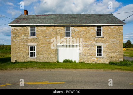 Kalkstein Hopfen Haus Palatin Brücke New York Mohawk Valley Stockfoto