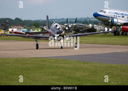 Shorts Tucano CFS T Squadron RAF Duxford Spring Airshow 2008 Stockfoto