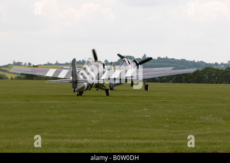 Grumman FM-2 Wildcat Duxford Spring Airshow 2008 Stockfoto