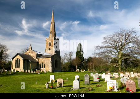 St. Pandionia und St. Thomas Kirche Eltisley Cambridgeshire England Stockfoto