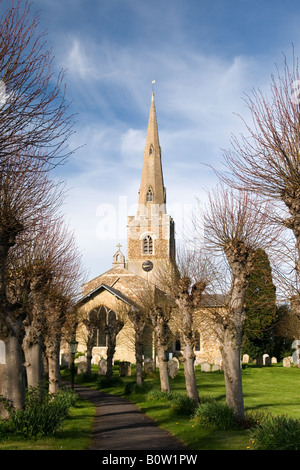 St. Pandionia und St. Thomas Kirche Eltisley Cambridgeshire England Stockfoto