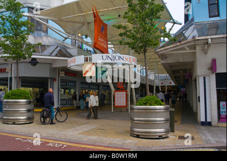 Die Union Square shopping Center Torquay Devon GB Stockfoto