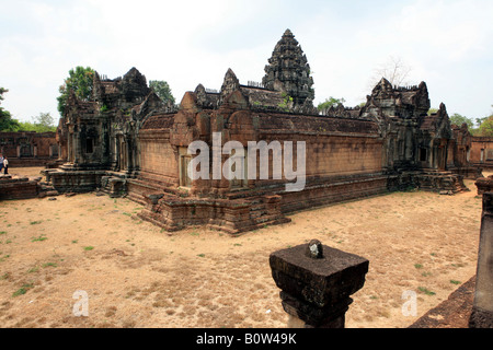 Innere Gehäuse Banteay Samre. In der Mitte des 12. Jahrhunderts von Suryavarman 2. gebaut. In der Nähe von Angkor Wat, Kambodscha Stockfoto