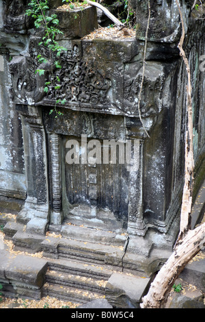 Ruinen von Beng Mealea in den Bäumen in der Nähe von Phnom Kulen 25 Meilen östlich von Angkor, Kambodscha Stockfoto