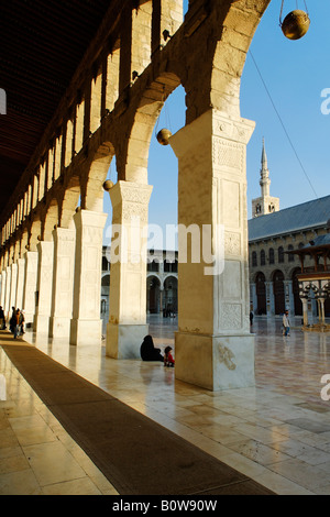 Große Moschee von Damaskus aka Omayyaden-Moschee, Damaskus, UNESCO-Weltkulturerbe, Syrien, Naher Osten Stockfoto