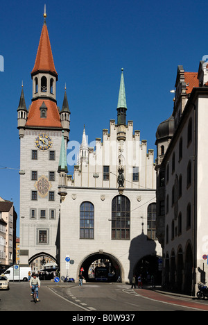 Altes Rathaus im Zentrum historischen Stadt, München, Bayern, Deutschland Stockfoto