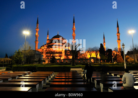 Sultan-Ahmed-Moschee auch bekannt als blaue Moschee, Istanbul, Türkei Stockfoto