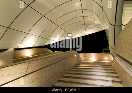 Hungerburgbahn Bahn, Bergstation von Architektenstar entworfen, Zaha Hadid, Innsbruck, Tirol, Österreich, Europa Stockfoto