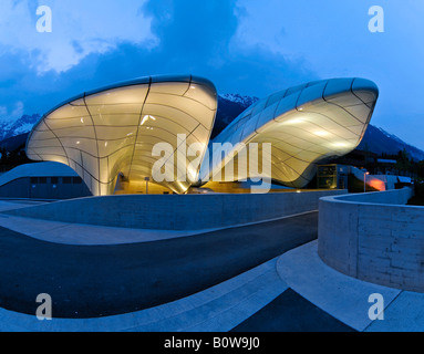 Hungerburgbahn Bahn, Bergstation von Architektenstar entworfen, Zaha Hadid, Innsbruck, Tirol, Österreich, Europa Stockfoto