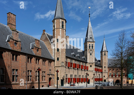 Abdij, Abtei, Zeeuws Museum, Landesmuseum, Middelburg, Walcheren, Zeeland, Niederlande Stockfoto