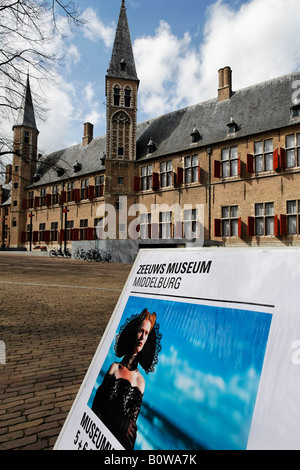 Abdij, Abtei, Zeeuws Museum, Landesmuseum, Middelburg, Walcheren, Zeeland, Niederlande Stockfoto