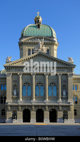 Bundeshaus oder Federal Palace der Schweiz in Bern, Hauptstadt der Schweiz, Europa Stockfoto