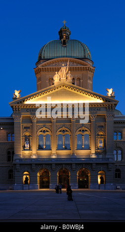 Bundeshaus oder Federal Palace der Schweiz in Bern, Hauptstadt der Schweiz, Europa Stockfoto