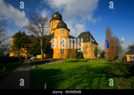 Montabaur Palast, Elite Bildungszentrum, Wahrzeichen von Montabaur, Westerwaldkreis, North Rhine-Westphalia, Deutschland Stockfoto
