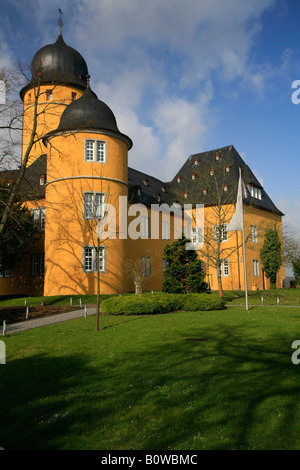 Montabaur Palast, Elite Bildungszentrum, Wahrzeichen von Montabaur, Westerwaldkreis, North Rhine-Westphalia, Deutschland Stockfoto