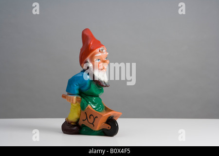 Ein Gartenzwerg Stockfoto
