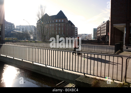 Ein Tag in Hamburg Stockfoto