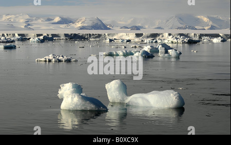 Driften Eis, Antarktis, Suedpolarmeer Stockfoto