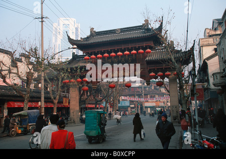 Tor zur alten Stadt Nanshi, China, Shanghai Stockfoto