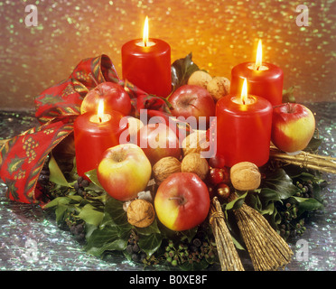 Adventskranz Stockfoto