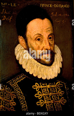 William I. Prince of Orange 1533 – 1584 auch bekannt als William the Silent von Adriaen Thomasz Key 1544-1589 Niederländisch Niederlande Stockfoto