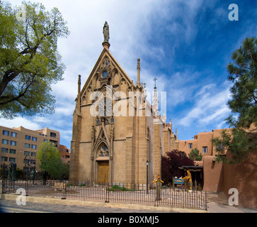 Loretto-Kapelle in Santa Fe, New Mexico Stockfoto