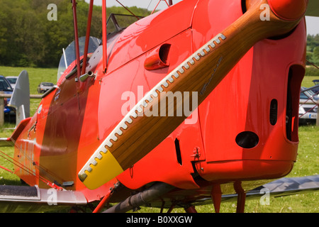 De Havilland DH82A Tiger Moth Popham Hampshire Stockfoto