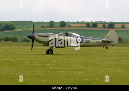 Supermarine Seafire RN Frühling Duxford Airshow 2008 Stockfoto