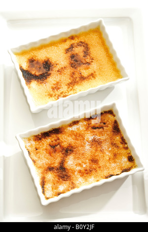 Crème Brûlée Stockfoto