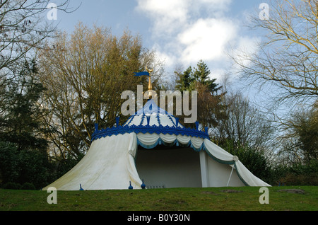 Das türkische Zelt im Painshill Park in Surrey Stockfoto