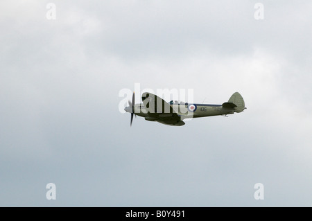 Supermarine RN Seafire Duxford Spring Air Show 2008 fliegen Stockfoto